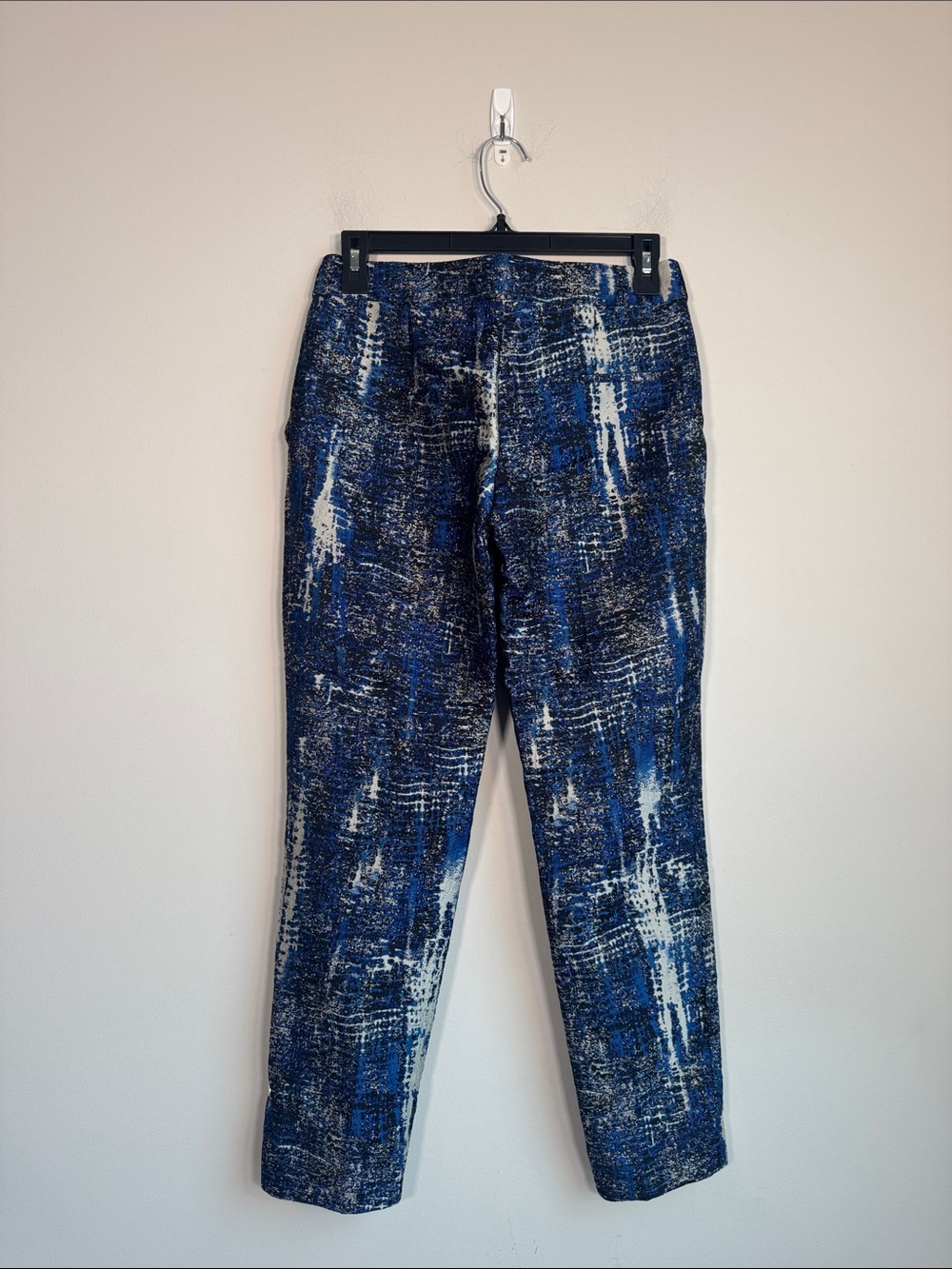 Stella McCartney Straight Leg Trouser in Blue/Black - 36 / US 6 - Picture 3 of 6